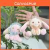 Bunny Endearing Cartoon Plush Toy Keychain With Soft Fabric For Collectible Decor