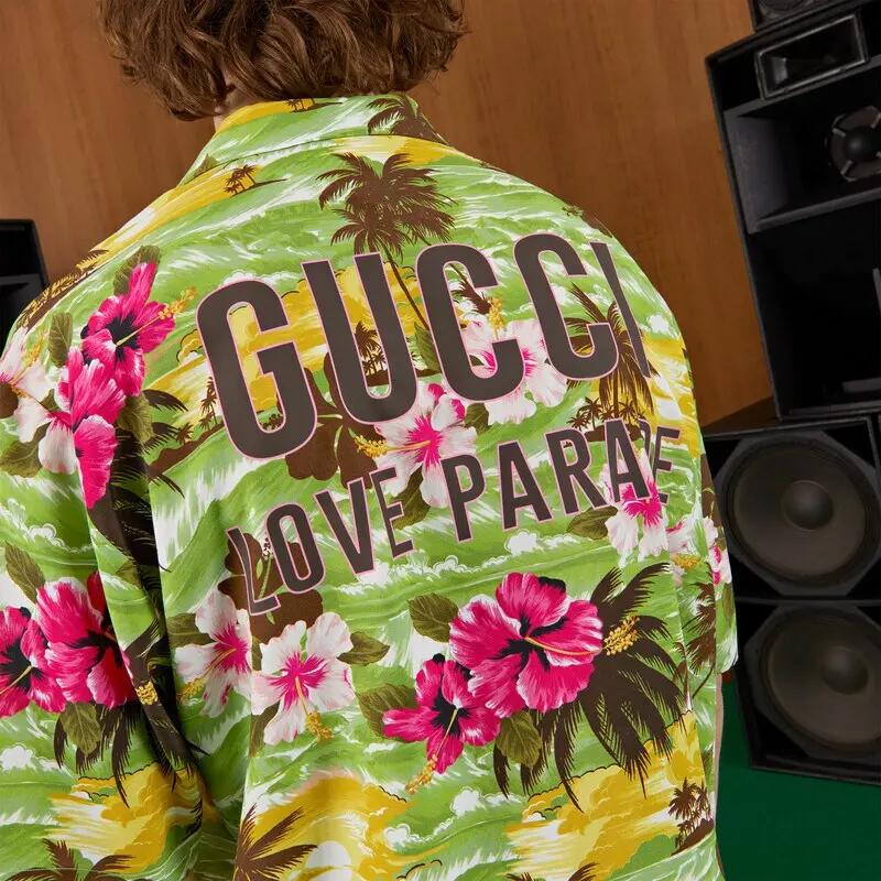 GUCCI Printed Bowling Shirt 694124-ZAJST-3824