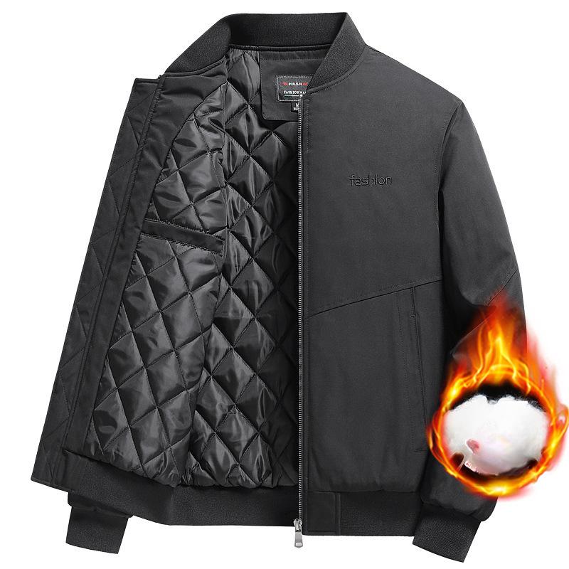 Casual Cotton-padded New Thickened Jacket Autumn and Winter Coat