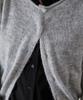 WIOE Basic Round Knit Cardigan_Melange Gray