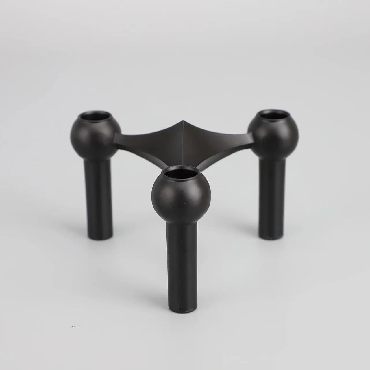 Металлический Креативный Стиль Подсвечник Скандинавский Серебряный Подсвечник Центральный Элемент Украшение Гостиной Орнамент Домашний Канделябр