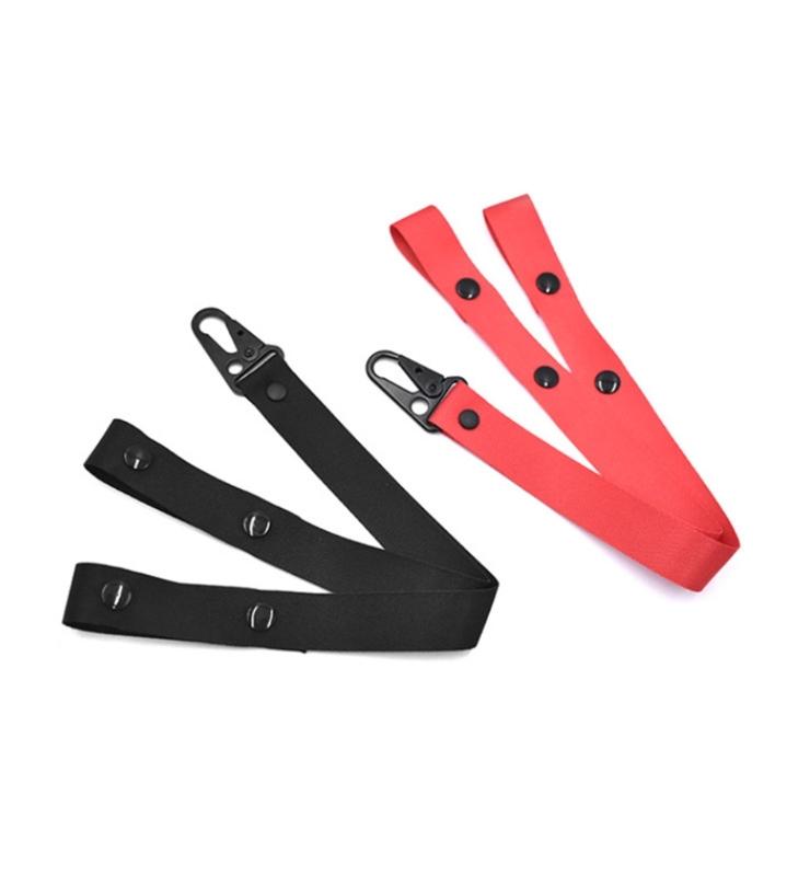 Adjustable Cheerleading Bobbles Storage Strap Pom Carriers Lanyard With Secure Clips For Easy Attachment And Removal