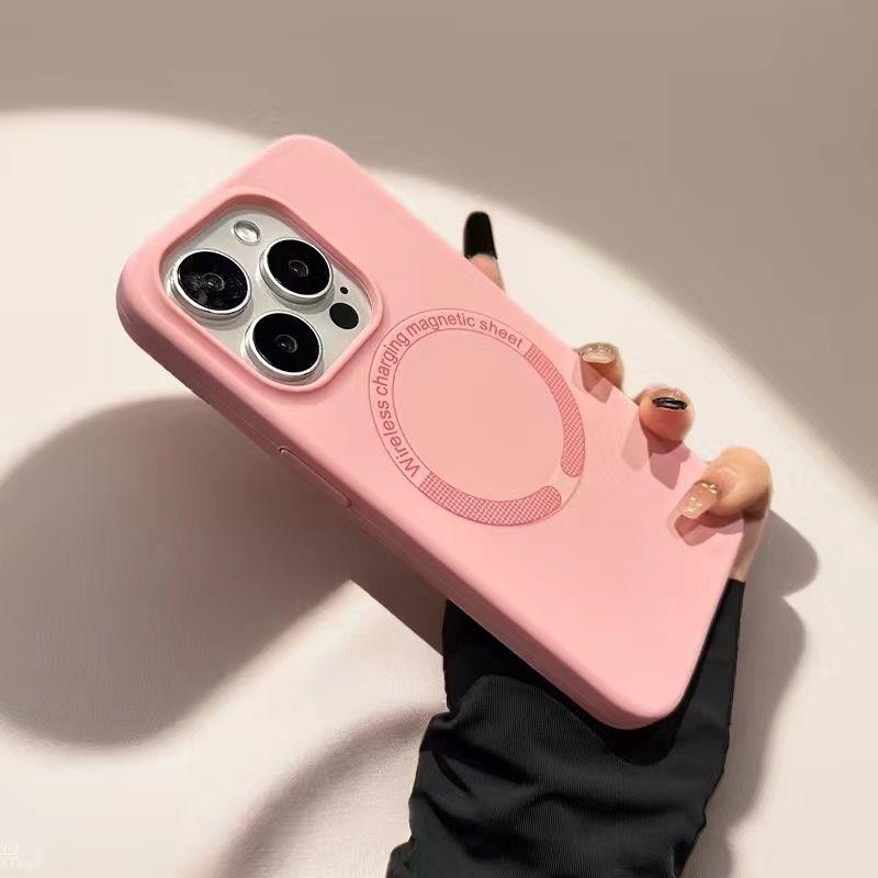 Etui MagSafe Liquid Silicone Phone Case do Apple iPhone 16Promax - Miękkie silikonowe etui odporne na upadki do Apple iPhone 16/15/14/13/12/Pro/Promax