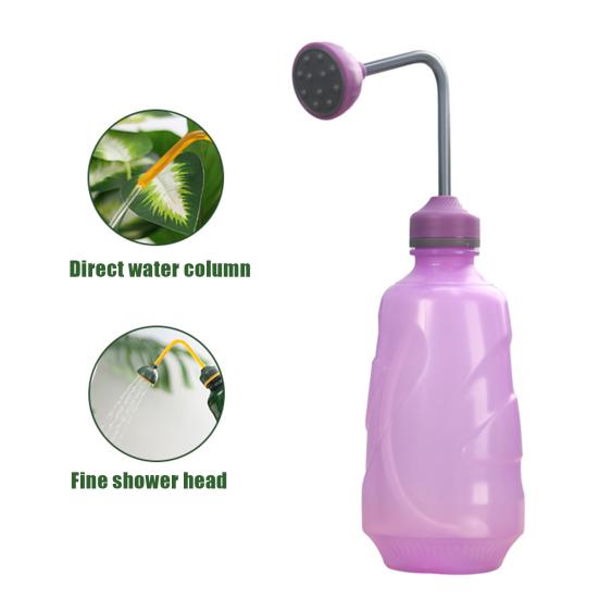 0.45L Fideler İçin Sulama Kabı Çıkarılabilir Duş Başlığı ile Sıkma Şişesi Ev Bitkileri İçin Sukulent Sulama Şişesi