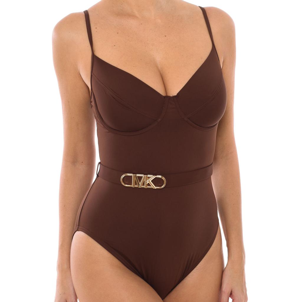 Women's Retro Underwired Swimsuit with Belt MM1N615
