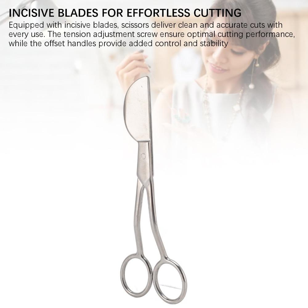 

Double Bent Handle Applique Scissors 6 Inch Tufting Scissors Duckbill Scissors Fabric Applique