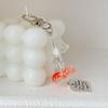 Handmade Beaded Door Charm Resin Keychain Dreamy Goldfish Designs Decorative Accessory