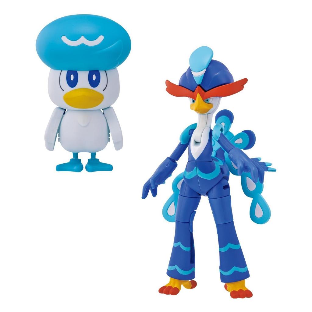 BANDAI Pokemon Plastic Model Pokemon Change Quaxly & Quaquaval NEW