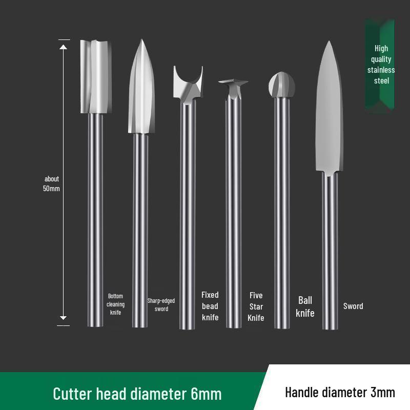 Electric Engraving Tool Set: Dental Machine, Engraving Knife, Steel Drill Bit, Walnut & Wood Carving, Woodworking Scribing & Sword Knife.