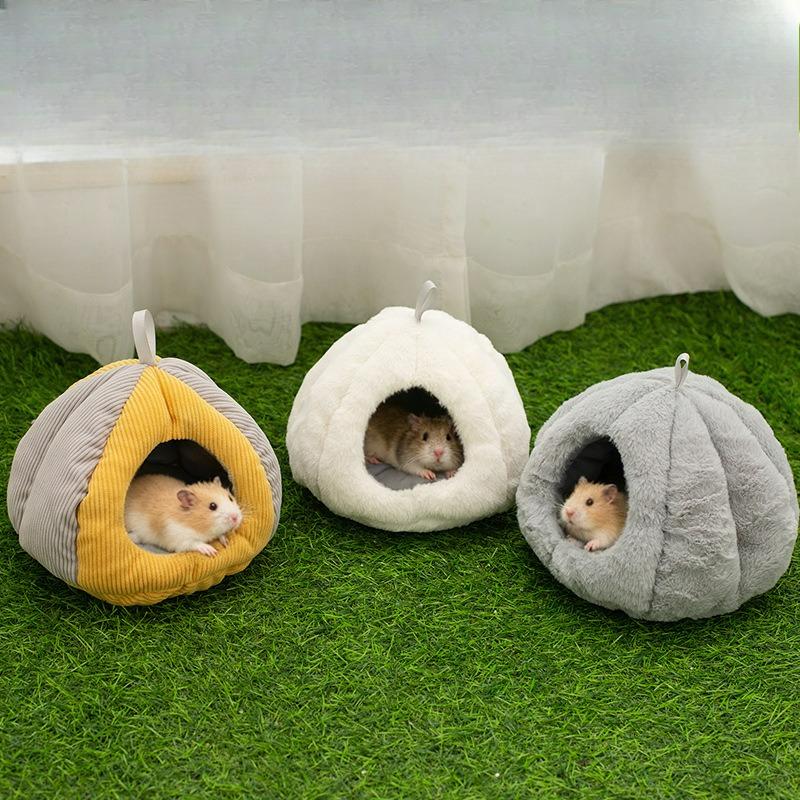 Hamster Winter Warm House Small Pet Nest Sleeping Bed Hamster Cage Rabbit Accessories Rabbit Cage Hamster Accessories