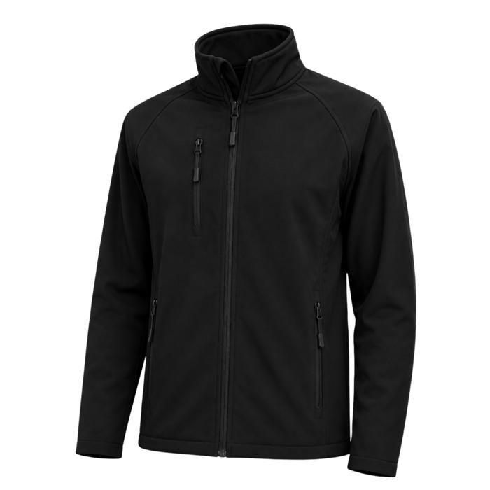 Veste Softshell Homme en Polyester Recyclé noire - Noir