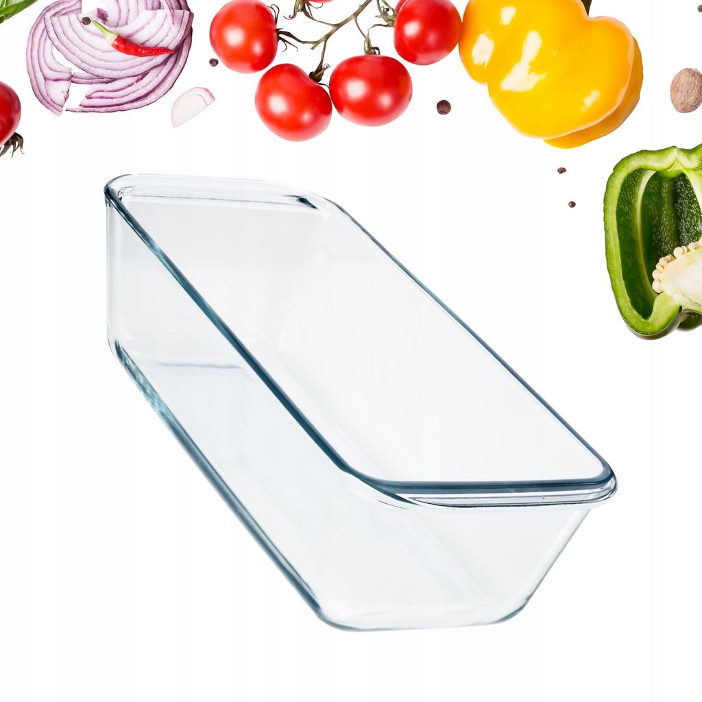 KADAX Szklana Forma Do Pieczenia Chleba Keksówka 28cm Naczynie Żaroodporne