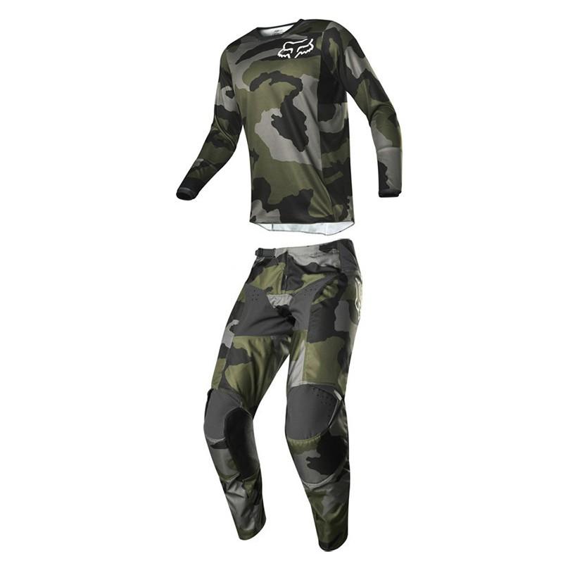 FOX Off-Road Downhill Cycling Jersey Set Breathable Quick-Dry Mountain Bike Motocross Apparel Unisex