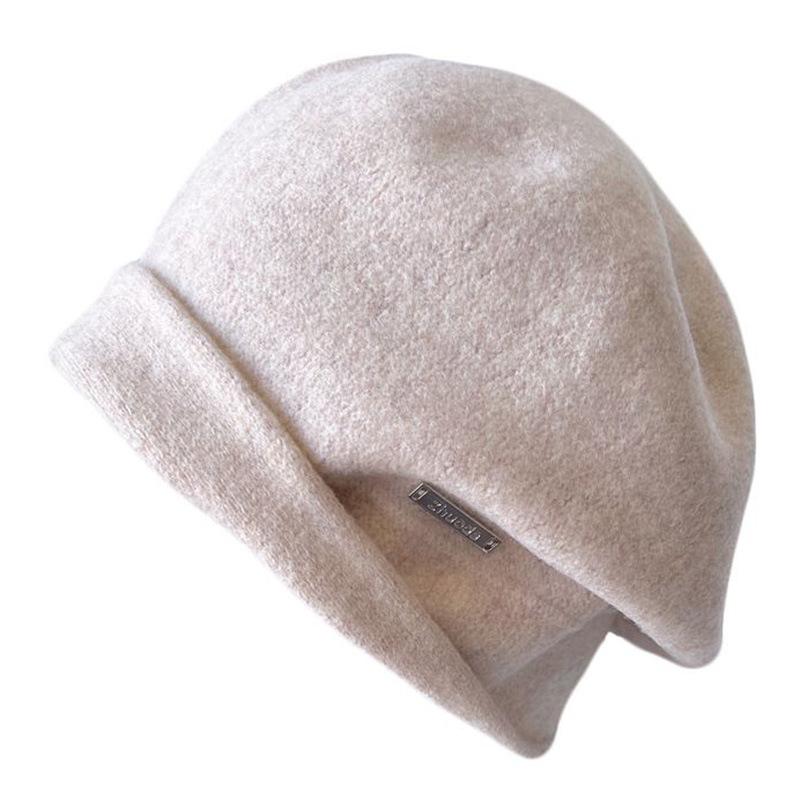 Japanese Variety Of Shape Stacking Hat Children'S Warm Wool Pullover Hat Australian Hair Pullover Hat Simple Knitted Hat
