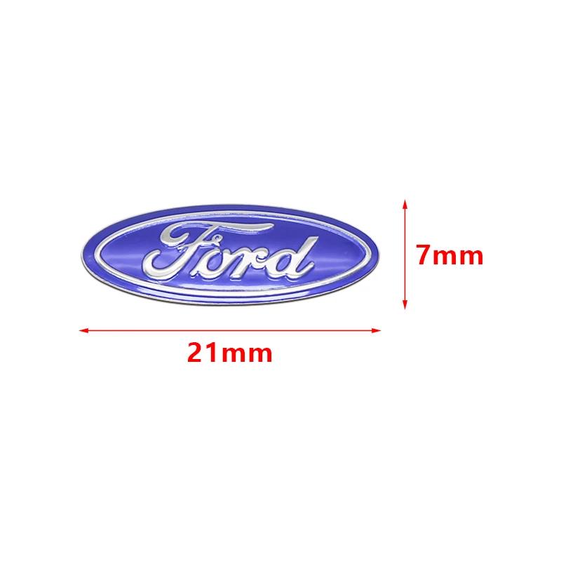 Car Sticker 2026 New 2025 Hot 21MM Ford Logo Car Remote Key Exquisite Emblem Sticker For Ford F150 Focus Ranger Fiesta Transit M