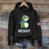 Women's Fashion Daily Versatile Casual Sweatshirts Long Sleeve Hooded Top Sweatshirts