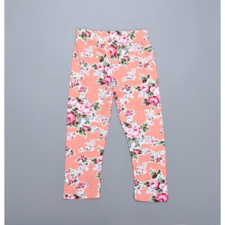Adorable Toddler Girls Kids Floral Tops Pants Trousers Headband 3pcs Outfits Set Clothes