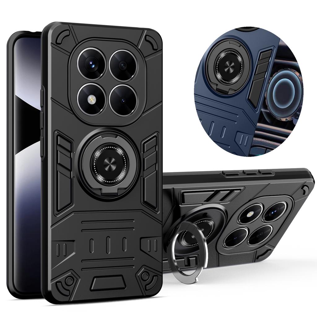 Case For Redmi Note 14 Pro /+ 14C Note 14 Armor Shockproof Ring Stand Holder Shell Coque Fundas For Redmi 15 A5 15C 171MM Global