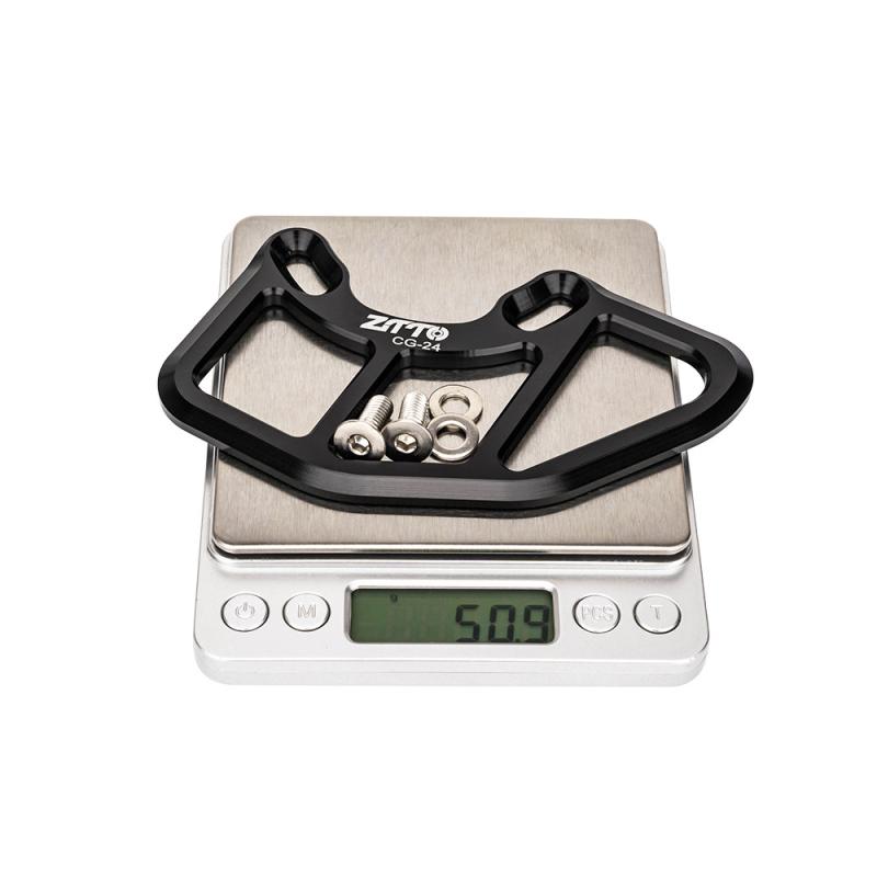 MTB Bash Guard Bicycle Chain Guard Bicycle Chain Guard Aluminum Alloy Chain Protector Bicycle Chain Accessory for Mountain Bike