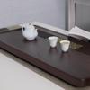Shangqi Bamboo Tea Tray with Ebony Wood Grain Finish