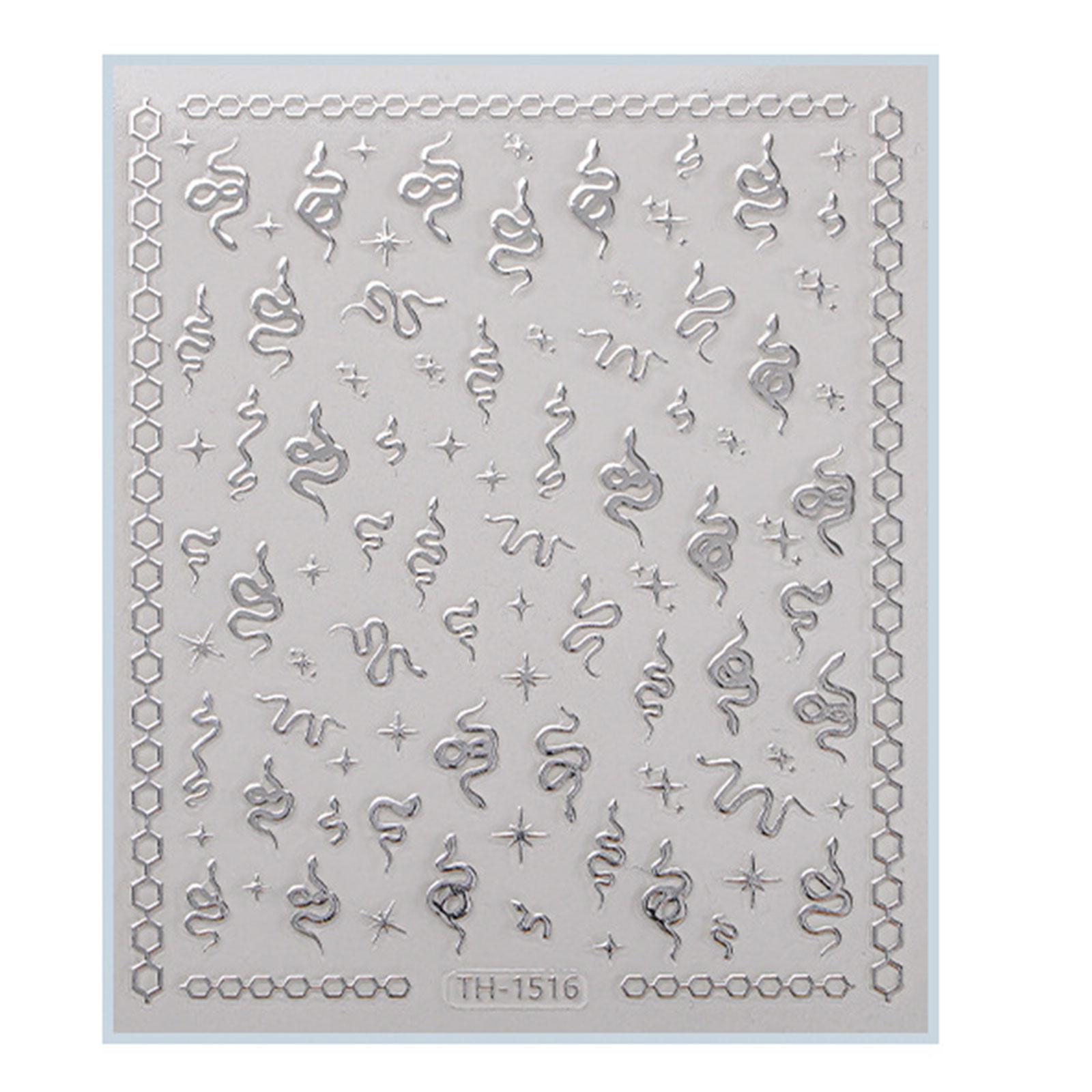 

1 Sheet Chinese New Year Nail Art Stickers for Women and Girls Manicure Decors Spring Festival Nail Decals Nail Accesory 1