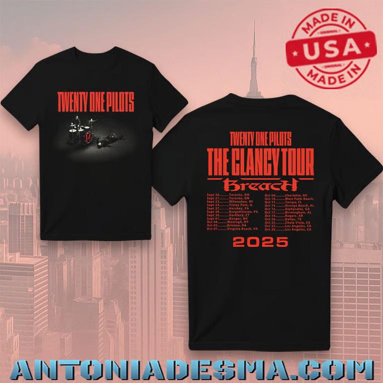 

Twenty One Pilots Oct 25 2025 Los Angeles T-Shirt Unisex T-Shirt XXXL