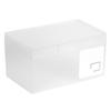 Collecting Small Items Clear Card Storage Box Stackable PP Cosmetic Organizer Portable Rectangle Plastic Card Box Home Use