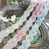 1Yard Bow Pleated Lace Ribbon Handmade Diy Decoration Baby Clothes Skirt Hem Edge Clothing Lace Curtains Home Decor Accessories