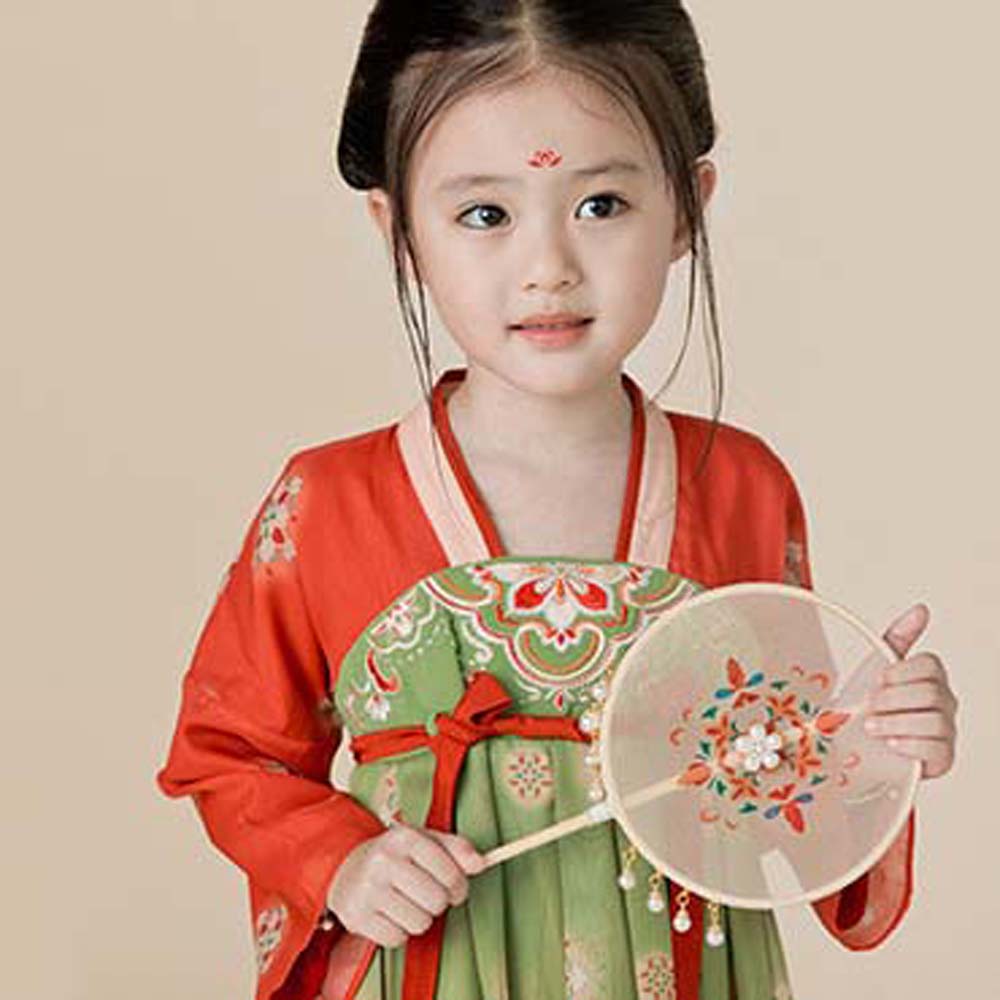 Cosplay Performance Chinese Kids Girls Ancient Dress Children Girls Ancient Costume  Party