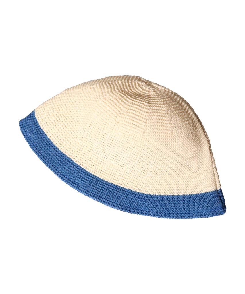 Seullipiseullib Brisbane White/Blue Bucket Hat