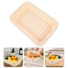 1Pcs Rustic Woven Storage Basket Premium Material Fruit Vegetable Basket with Open Design for Easy Access Ideal for Kitchen