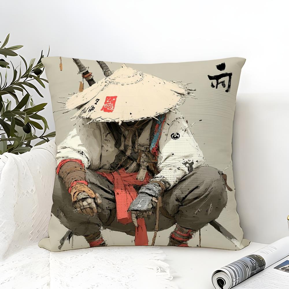 Cool cartoon Japanese ninjas Pillow Case linen pillow case sofa home decor cushion cover cushion cove