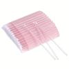 100pcs Disposable Makeup Brush Miniature Smudge Brush Flexible Ultra-Fine Mascara Wand For Mascara Brush, Eyebrow Brush, Makeup Brush, Eyelash Comb