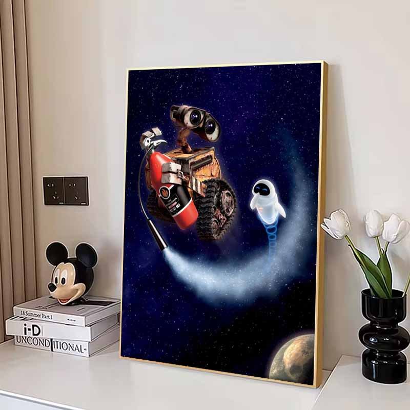 Disney Diamond Painting WALL E Space Scene Illustration Mosaic Handicraft Hobby DIY Gift Home Decoration Embroidery