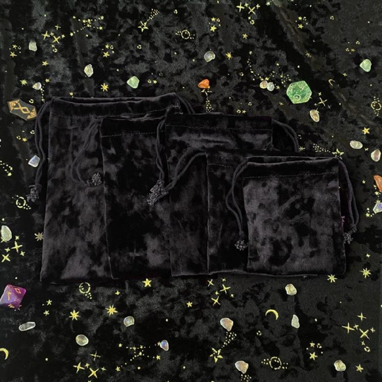 Tarot Oracle Card Velvets Drawstring Bag Jewelry Pouches for Tarot Enthusiasts