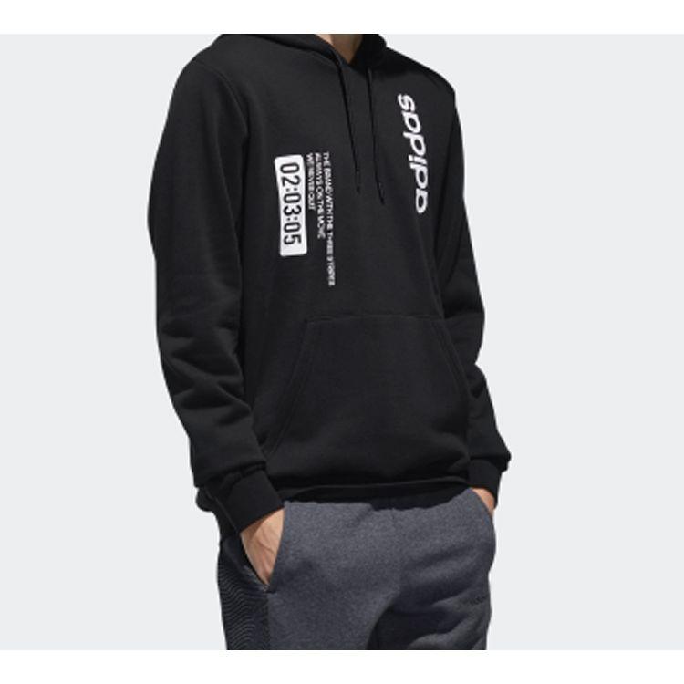 Adidas Neo Favorite Hoodie Men Tops Black DW8182