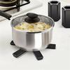 1-10PCS Foldable Silicone Trivet Six Claws Heat Resistant Pad for Hot Pots and Dishes Kitchen and Table Protector Mat