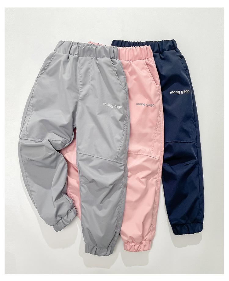 Mädchen Fleecegefütterte Wasserdichte & Winddichte Sturmhose – Mittlere & Große Größen, Perfekt für Frühling, Herbst & Winter Skibekleidung