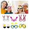 Cartoon Glasses Frame Easters Eyeglasses Children Funny Party Cosplay Cartoon Eyeglasses Easters Costume Decors Props