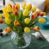 PU-Tulpe Künstliche Blume, Simulationsstrauß, Real Touch, Mini, Weihnachten, Familie, Garten, Hochzeitsdekoration
