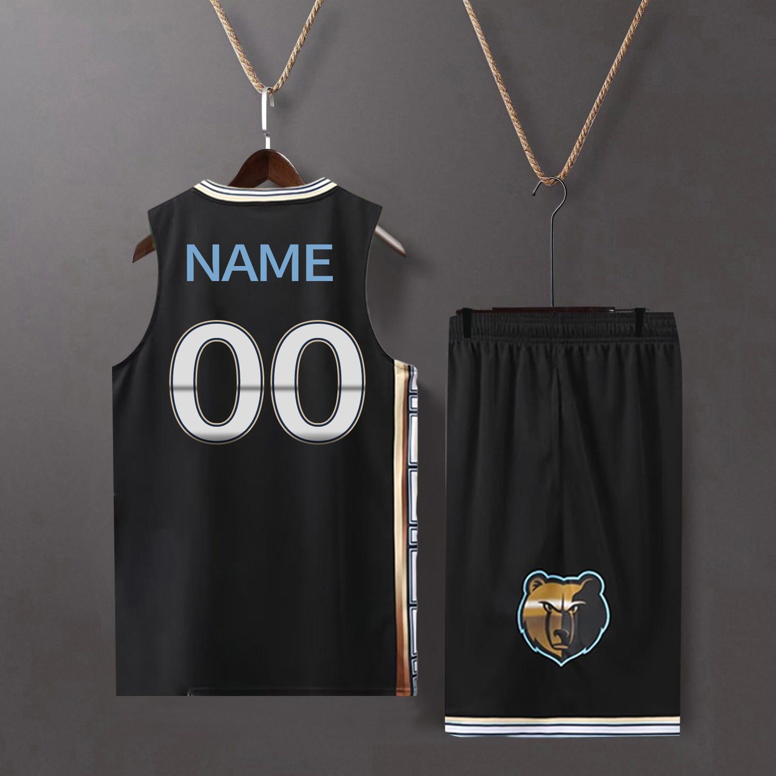 

Баскетбольное имя/номер, одежда на заказ, мужской баскетбольный костюм, классические топы + брюки, комплект баскетбольного трикотажа XL чёрный