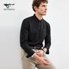 Men's Wrinkle-Resistant Long Sleeve Polo Shirt