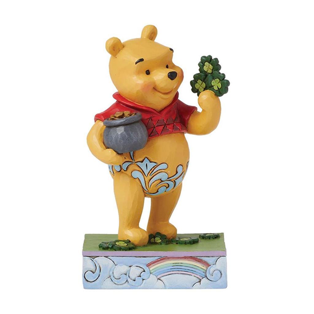 Enesco Statue/Figure "Disney Traditions" Winnie the Pooh with Clover, W6 X H12 X D4.5cm, DTR6016335