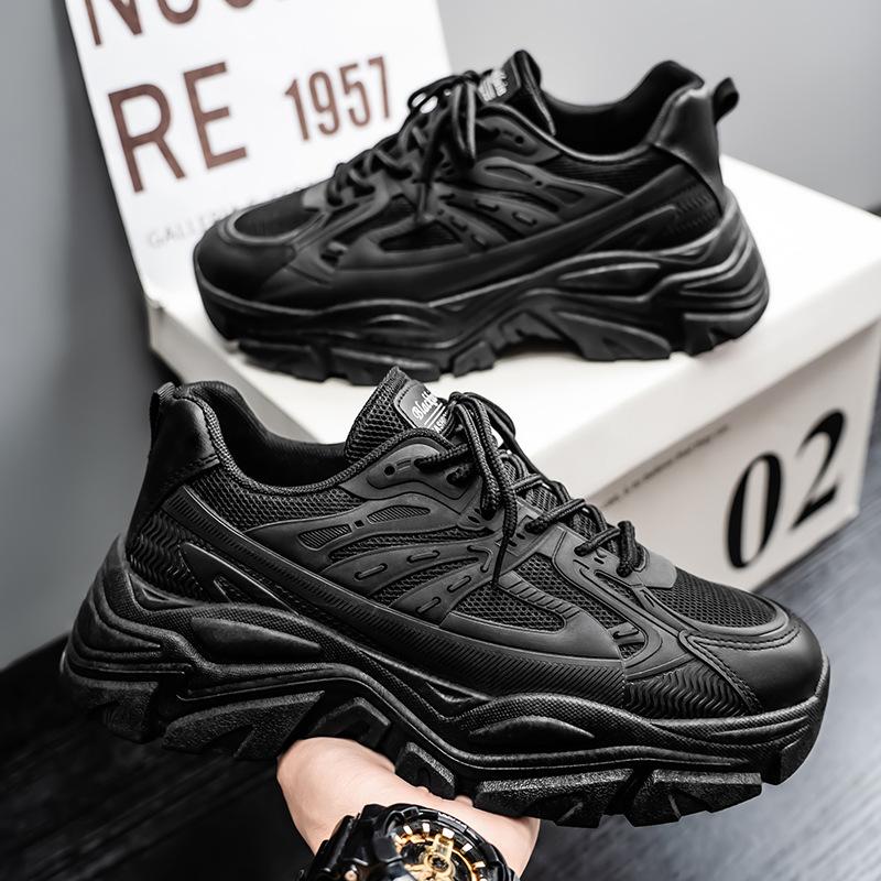 Summer men's shoes new little white shoes men's Korean version trendy versatile platform youth sports leisure dad trendy shoes