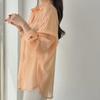 Women's Summer Cardigan – Ice Silk Sun Protection, Thin and Drapey Design Cover-up Top