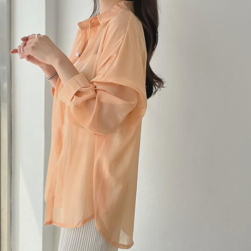 Women's Summer Cardigan – Ice Silk Sun Protection, Thin and Drapey Design Cover-up Top
