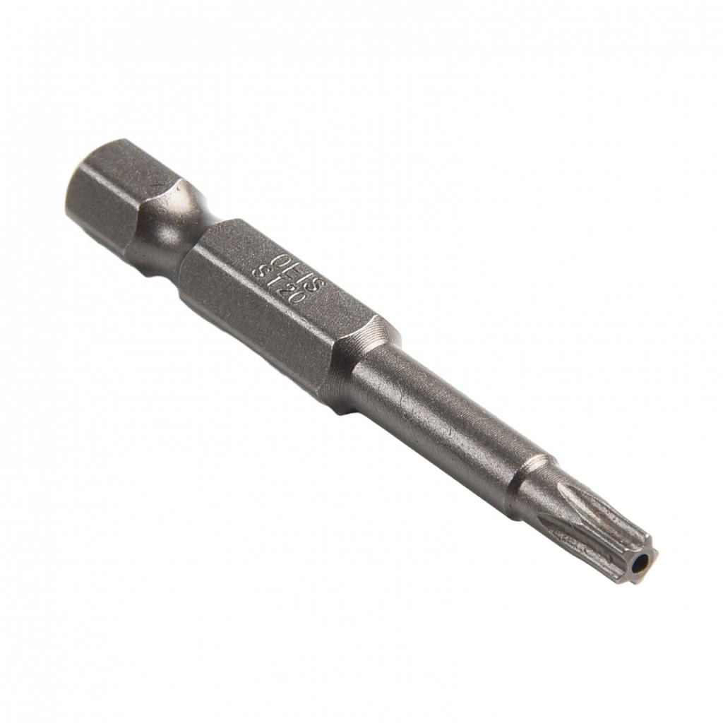 8Pcs 50mm 1/4 Hex Shank Magnetic Five-point Torx Screwdriver Bits Set T8-T40