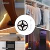 Strip Light Infrared Sensor 3500K/6500K LED Cabinet Ribbon Lamp Adhesive Decoration DIY Trimmable Wall Lighting
