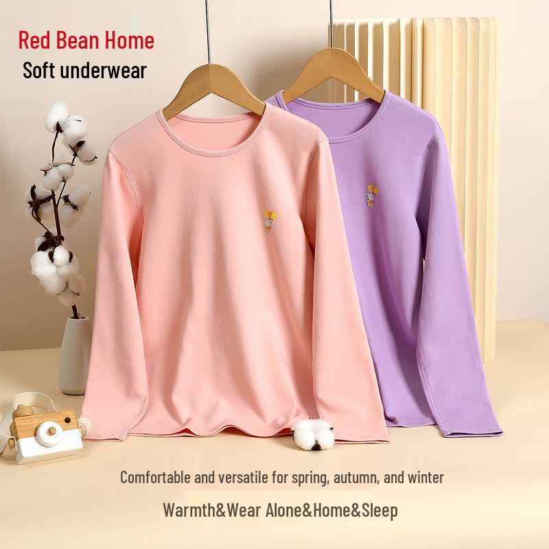 Hodo Kids' 7A Antibacterial Cotton Autumn Base Layer Set - Comfortable and Versatile for Boys & Girls
