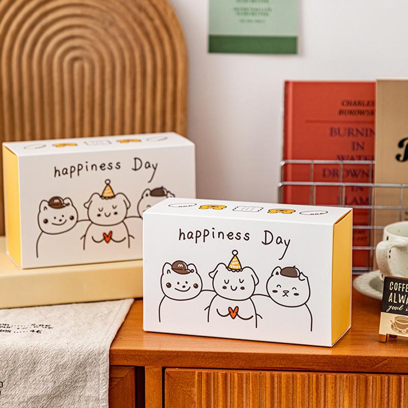 Cartoon Snowflake Crisp Scones Packaging Box Drawer Candy Biscuit Cookie Gift Packing Box